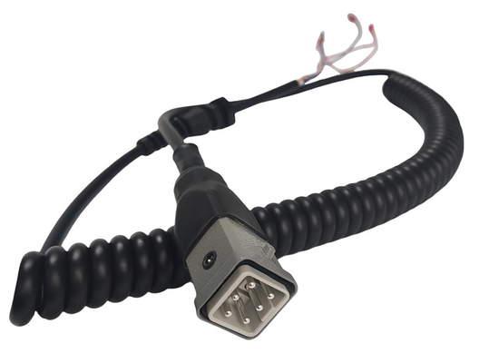 Cabo de caixa de controle superior com conector de conector quadrado para Zoomlion Dingli Sinoboom